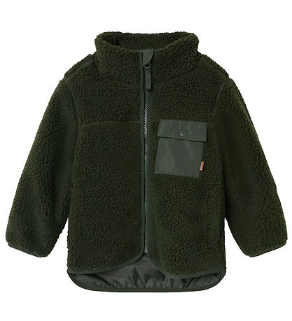Name It Fleecejakke - NmmMall - Teddy - Climbing Ivy Name It Fleecejakke - NmmMall - Teddy - Climbing Ivy