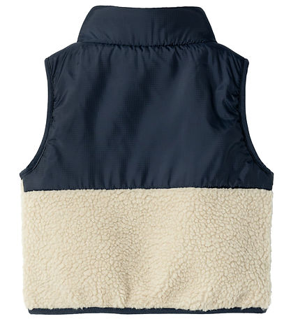 Name It Fleecevest - NmmMall - Teddy - Dark Sapphire