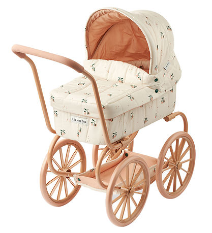 Chariot de Poupée Liewood - Adaline Doll Pram - Peach/Sea Shell
