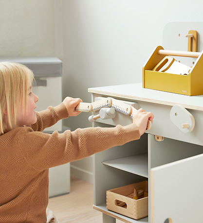 Flexa Play Værktøjssæt - 8 stk - Brown/Naturalwood Flexa Play Værktøjssæt - 8 stk - Brown/Naturalwood