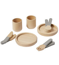 Flexa Play Service - 10 stk. - Greenish/Naturalwood Flexa Play Service - 10 stk. - Greenish/Naturalwood