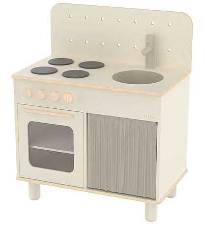 Flexa Play Legekøkken - Træ - Creme