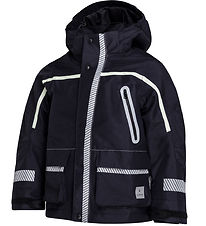 ILDHU Vinterjakke - Norly - Navy m. Selvlysende Reflekser ILDHU Vinterjakke - Norly - Navy m. Selvlysende Reflekser