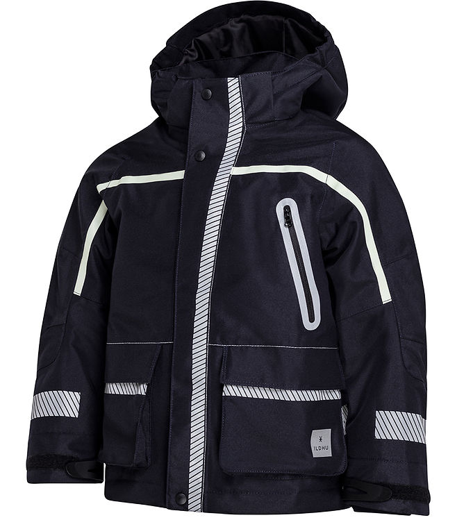 ILDHU Vinterjakke - Norly - Navy m. Selvlysende Reflekser