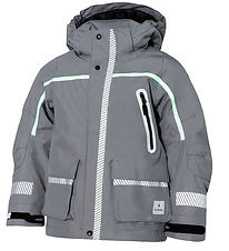 ILDHU Vinterjakke - Norly - Light Grey m. Selvlysende Reflekser ILDHU Vinterjakke - Norly - Light Grey m. Selvlysende Reflekser