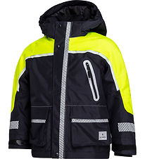 ILDHU Vinterjakke - Norly - Navy/Yellow m. Selvlysende Reflekser ILDHU Vinterjakke - Norly - Navy/Yellow m. Selvlysende Reflekser