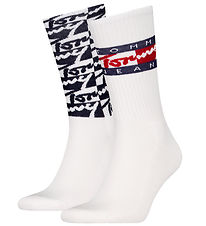Tommy Hilfiger Strømper - 2-pak - Hvid Tommy Hilfiger Strømper - 2-pak - Hvid