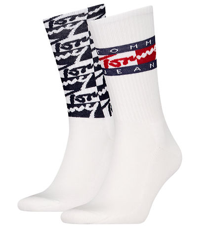 Tommy Hilfiger Strømper - 2-pak - Hvid Tommy Hilfiger Strømper - 2-pak - Hvid