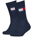Tommy Hilfiger Strømper - 2-pak - Navy Tommy Hilfiger Strømper - 2-pak - Navy