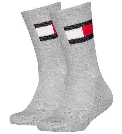 Tommy Hilfiger Strømper - 2-pak - Grey Melange Tommy Hilfiger Strømper - 2-pak - Grey Melange