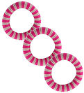 By Stær Hair Tie - 3-Pack - Ea - Pink/Pink Striped
