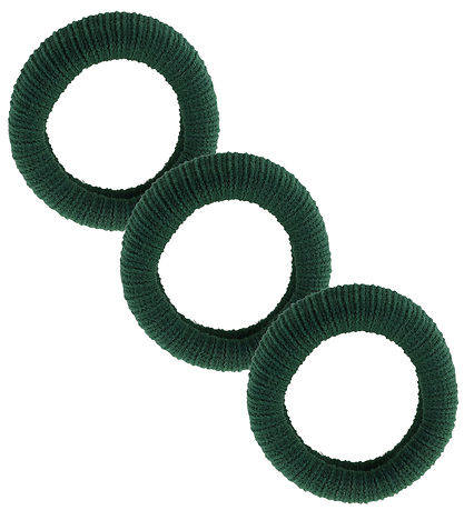 By Stær Hårelastik - 3-pak - Ea - Flaskegrøn By Stær Hårelastik - 3-pak - Ea - Flaskegrøn