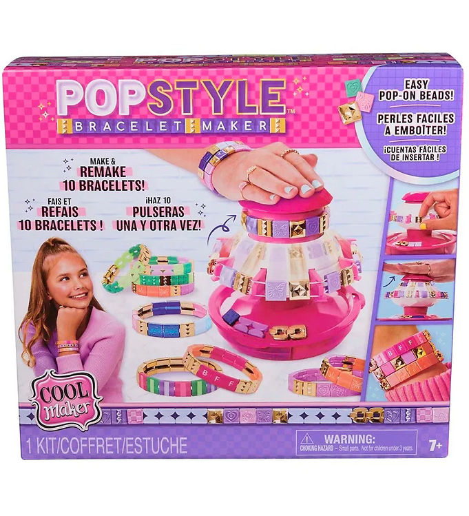 Perlesæt til armbånd - Spin Master PopStyle Bracelet Maker