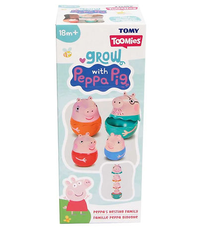 Toomies Stablelegetøj - Peppas Nesting Family Toomies Stablelegetøj - Peppas Nesting Family