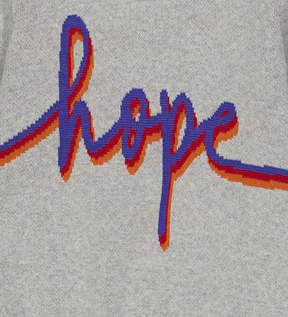 Freds World Bluse - Strik - Jacquard - Grey Melange