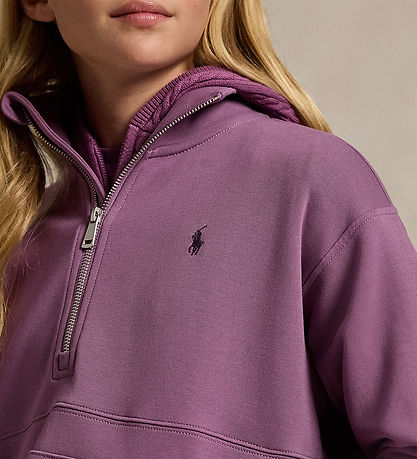 Polo Ralph Lauren Bluse m. Lynlås - Lilla