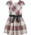 Polo Ralph Lauren Kjole - Hvid/Rød/Grønternet Polo Ralph Lauren Kjole - Hvid/Rød/Grønternet