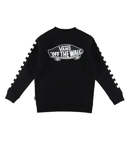 Vans Sweatshirt - Exposition Check II - Sort Vans Sweatshirt - Exposition Check II - Sort