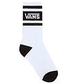 Vans Strømper - Drop V Logo Crew - Hvid/Sort Vans Strømper - Drop V Logo Crew - Hvid/Sort