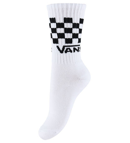 Vans Strømper - 3-pak - Drop V Classic Check Crew - Hvid