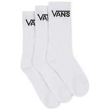 Vans Strømper - 3-pak - Classic Crew - Rox White Vans Strømper - 3-pak - Classic Crew - Rox White