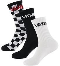 Vans Strømper - 3-pak - Classic Vans Crew - Sort/Hvid Vans Strømper - 3-pak - Classic Vans Crew - Sort/Hvid