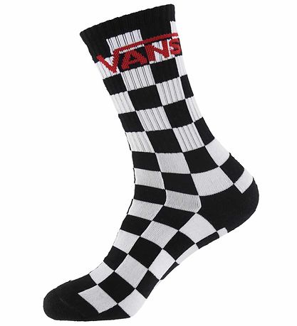 Vans Strømper - 3-pak - Classic Vans Crew - Sort/Hvid