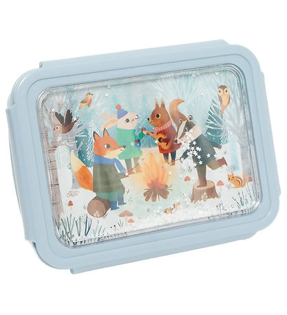 Petit Monkey Madkasse - Bento - Bonfire Animals White Stars Petit Monkey Madkasse - Bento - Bonfire Animals White Stars
