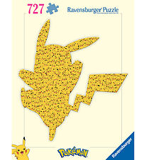 Ravensburger Puslespil - 727 Brikker - Pokémon Shaped Pikachu Ravensburger Puslespil - 727 Brikker - Pokémon Shaped Pikachu
