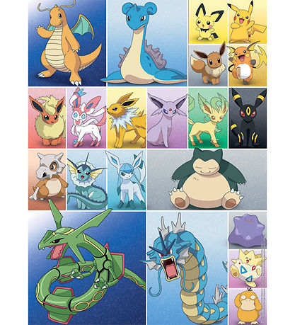 Ravensburger Puslespil - 2x500 Brikker - Pokémon Collection