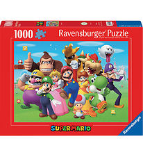 Ravensburger Puslespil - 1000 Brikker - Super Mario Ravensburger Puslespil - 1000 Brikker - Super Mario