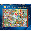 Ravensburger Puslespil - 500 Brikker - Here Comes Christmas Ravensburger Puslespil - 500 Brikker - Here Comes Christmas