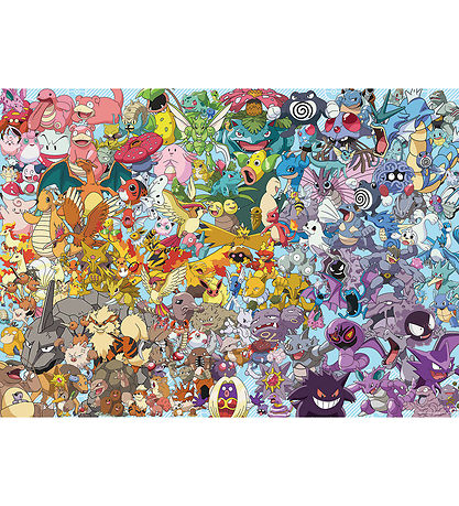 Ravensburger Puslespil - 1000 Brikker - Challenge Pokémon Ravensburger Puslespil - 1000 Brikker - Challenge Pokémon