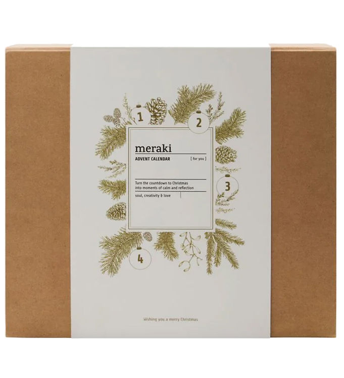 Meraki Gaveæske - Advent Kalender - Unisex - brun