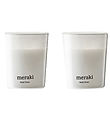 Meraki Duftlys - 2-pak -  2x60g - Fresh Linen Meraki Duftlys - 2-pak -  2x60g - Fresh Linen
