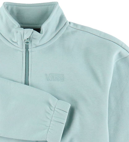 Vans Sweatshirt - Half Zip Mock - Gray Mist