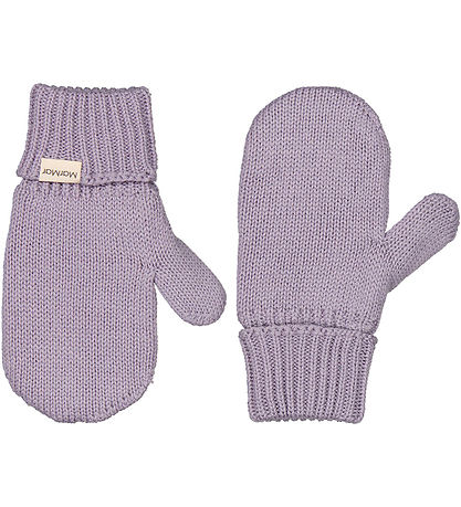 MarMar Luffer - Strik - Alvilda - Uldblanding - Purple MarMar Luffer - Strik - Alvilda - Uldblanding - Purple