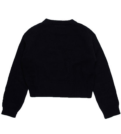 Marni Bluse - Cropped - Uld/Nylon - Sort m. Hvid Marni Bluse - Cropped - Uld/Nylon - Sort m. Hvid