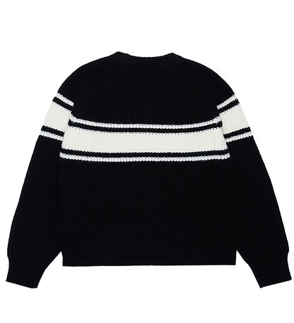 Marni Bluse - Uld - Sort m. Hvid Marni Bluse - Uld - Sort m. Hvid
