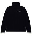 Marni Bluse - Rib - Sort m. Hvid Marni Bluse - Rib - Sort m. Hvid