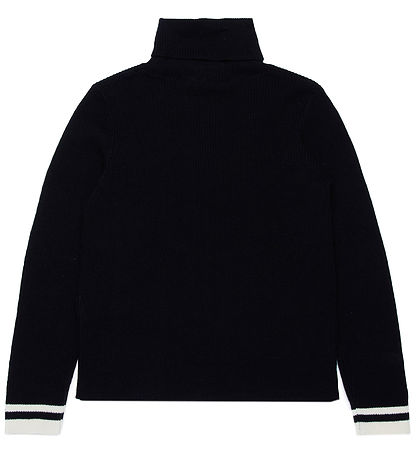 Marni Bluse - Rib - Sort m. Hvid Marni Bluse - Rib - Sort m. Hvid