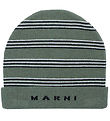 Marni Hue - Strik - Deep Lichen Green m. Striber