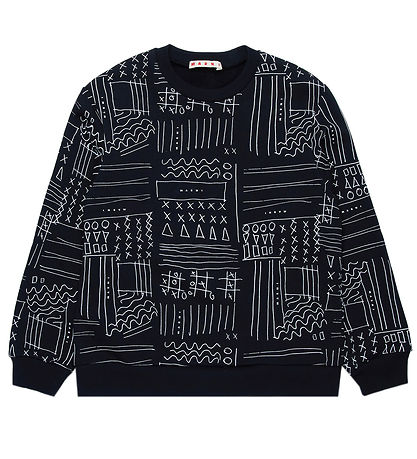 Marni Sweatshirt - Sort/Hvid Marni Sweatshirt - Sort/Hvid