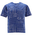 Marni T-shirt - True Blue/Hvid m. Print Marni T-shirt - True Blue/Hvid m. Print