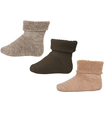 MP Strømper - 3-pak - Uld - Brown Melange MP Strømper - 3-pak - Uld - Brown Melange