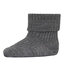 MP strømper - Uld - Hilde Baby - Grey Melange MP strømper - Uld - Hilde Baby - Grey Melange