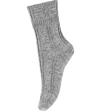 MP Strømper - Uld - Bee - Grey Melange