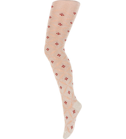 MP Strømpebukser - Uld - Freja Glitter - Cream MP Strømpebukser - Uld - Freja Glitter - Cream