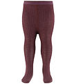 MP Strømpebukser - Uld - Rib - Juno - Grape Skin MP Strømpebukser - Uld - Rib - Juno - Grape Skin