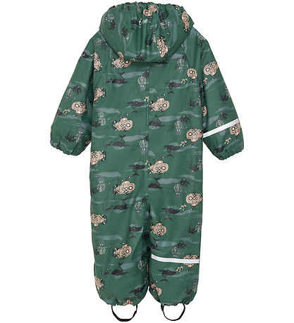 CeLaVi Regndragt m. Fleece - Smoke Pine